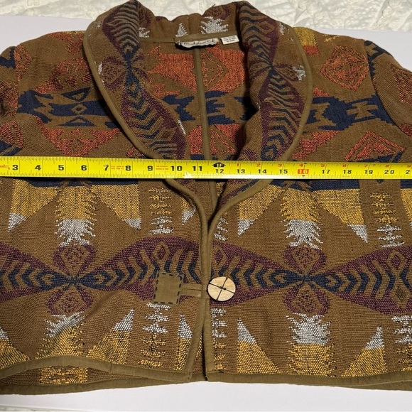 Vintage Aztec Patterned Jacket flashback brand - Picture 7 of 10